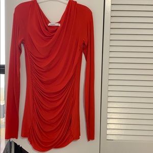 Bailey44 ruched Jersey top